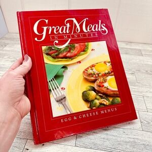 1984 Egg & Cheese Menus Great Meals in Minutes‎ Time-Life Books Cookbook HC Vtg